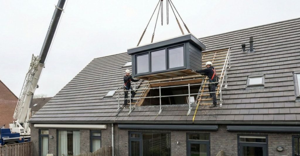 Dakkapel in Bergen op Zoom - Prefab dakkapel